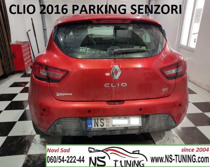 reno clio 4 klio 2014 2015 2016 2017 ugradnja parking senzori novi sad ns tuning